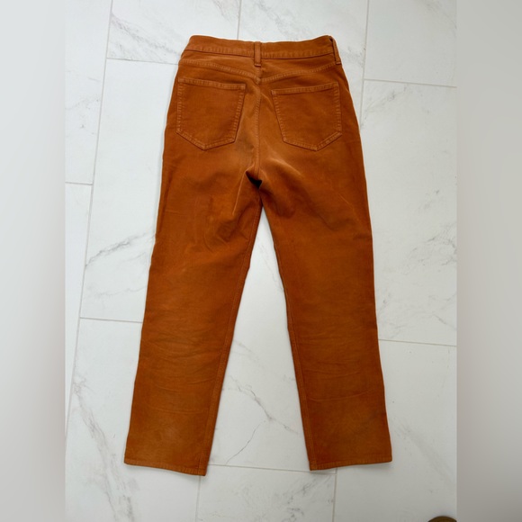J. Crew High-rise '90s classic straight corduroy pant in Clay - Picture 3 of 6